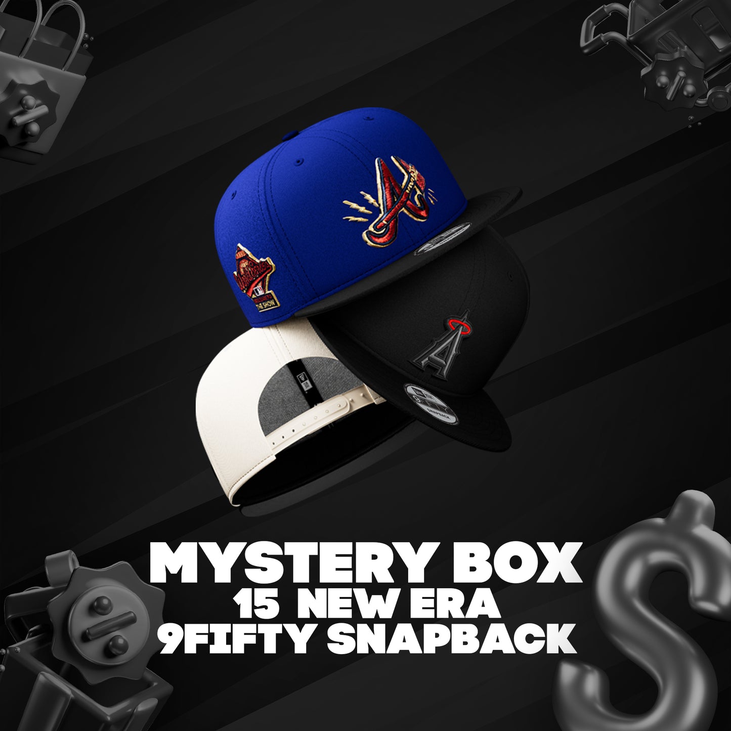 Mystery Box 15 New Era 9FIFTY (broche) Exclusivas