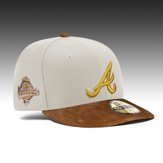 New Era 59FIFTY Atlanta Braves Sidepatch