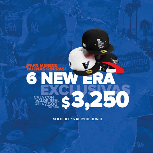 PACK 6 New Era 59FIFTY Exclusivas ¡EL MÁS VENDIDO AL INCIAR!